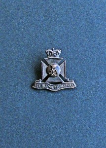 The Wiltshire Regiment Cap Badge 1954 Cap badge for the Wiltshire Regiment