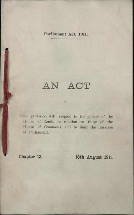 parliament act of 1911