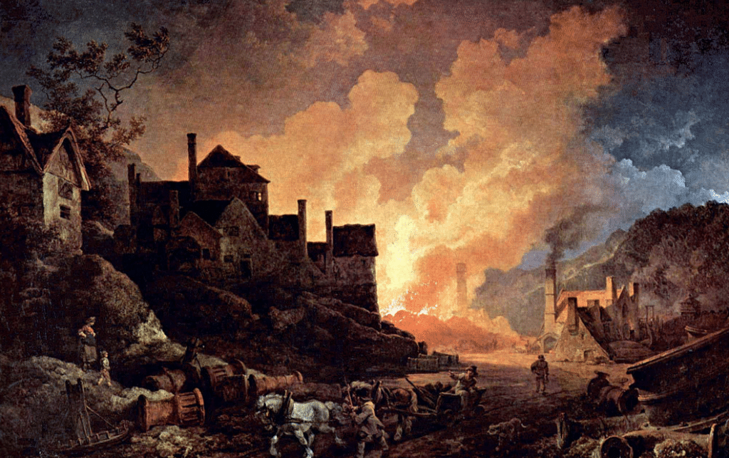 What caused the industrial revolution?