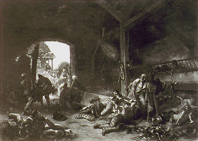 The Day after the Battle of Waterloo