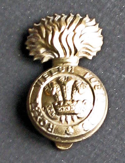 Royal Welsh Fusiliers Cap Badge 1920 - Intriguing History